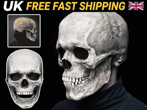 Halloween skull mask - halloween, moving