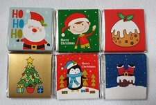 Christmas Advent Calendar CHOCOLATE Neapolitan Squares - Chocolate Favours
