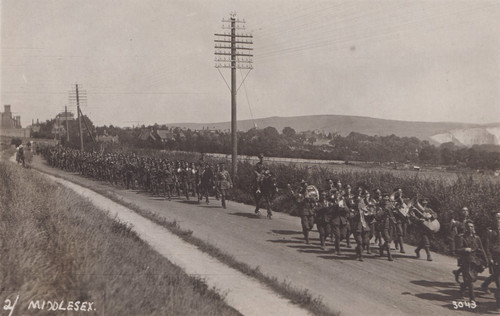 Ww1 era 2nd middlesex - ww1,