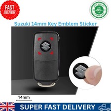 2x for SUZUKI Car Key Fob Logo Sticker 14mm Replacement Badge Swift Vitara SX4