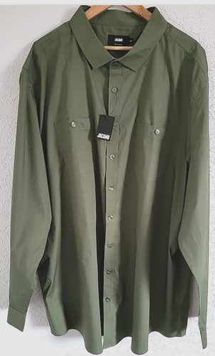 Jacamo khaki green shirt nwt - khaki,