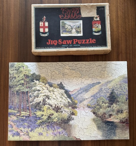 Wooden jigsaw gwr chad - wooden, by