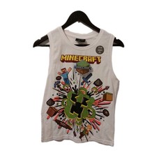 NEW Minecraft Boys Vest Top