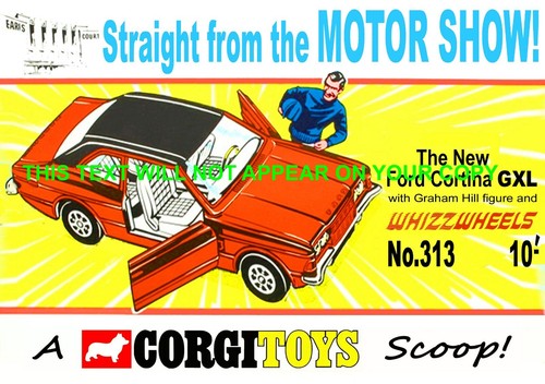 Corgi toys ford cortina gxl - corgi,