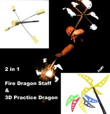 2in1 Dragon Staff Fire & 3D