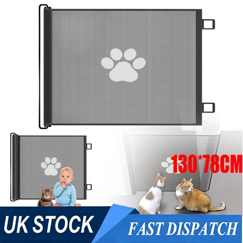 130cm retractable baby gate - 130cm,