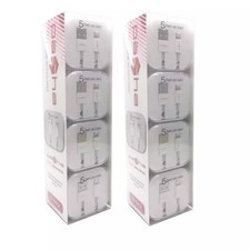 24x iPhone Charger Cables 5ft White Job Lot Wholesale Bulk FIFO Deal RRP £119 🔌