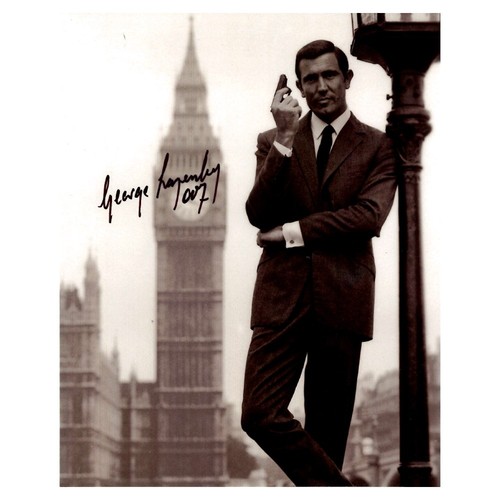 George lazenby hand signed - george,