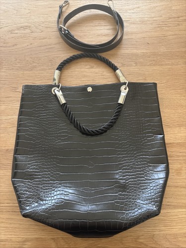 Zara woman black faux - woman,