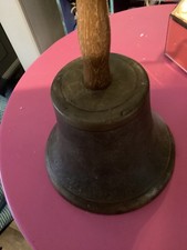 Vintage church bronze bell without clapper j&p manufacturer 