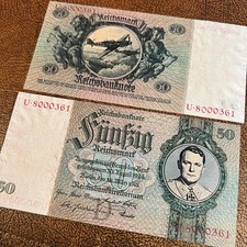 1945 Germany 3rd Reich 50 RM