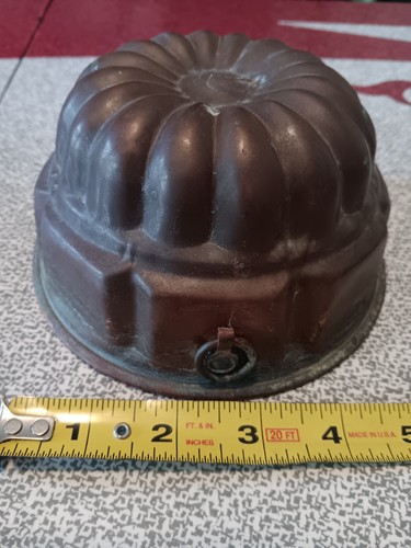 Antique copper cake - copper, bundt