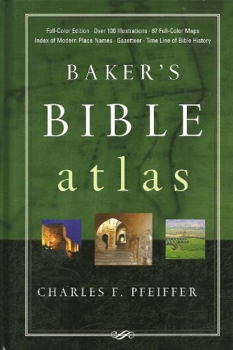 Baker bible atlas pfeiffer - bible,