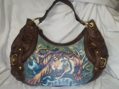 Vintage brown leather - brown,