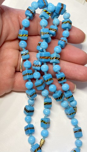 Vtg czech art deco turquoise - vtg,