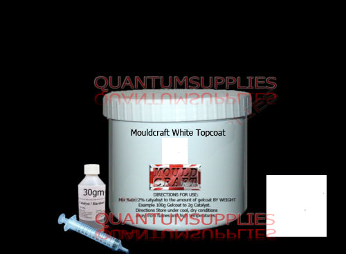 White flocoat topcoat - white, 500g