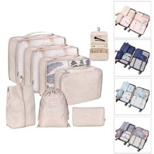 8Pcs Packing Cubes Luggage