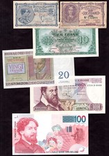 Belgium. Banknotes, Choose