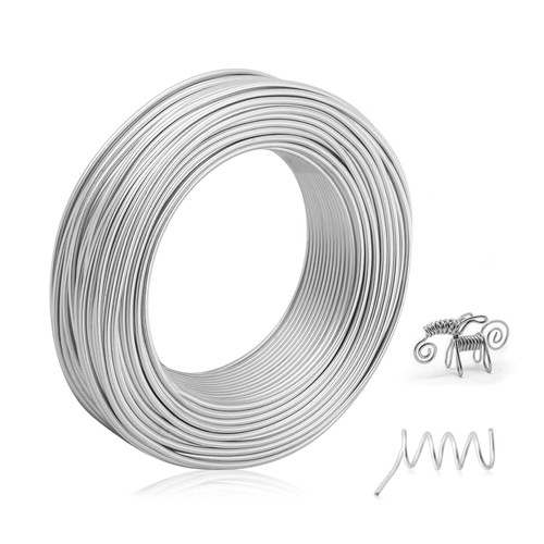 3mm aluminum craft wire - 3mm, 9