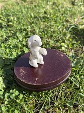 Vintage Ceramic Begging Dog Miniature Ornament 2 Inch Approx