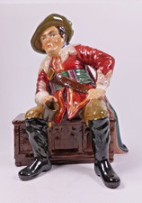 REG JOHNSON STUDIO POTTERY FIGURE THE CAVALIER - EX DOULTON ARTIST