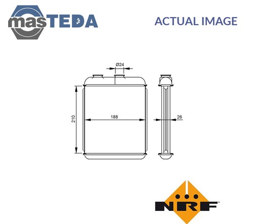 53215 heater radiator - heater,