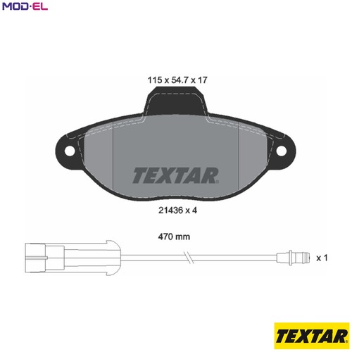 Brake pad set disc - brake,