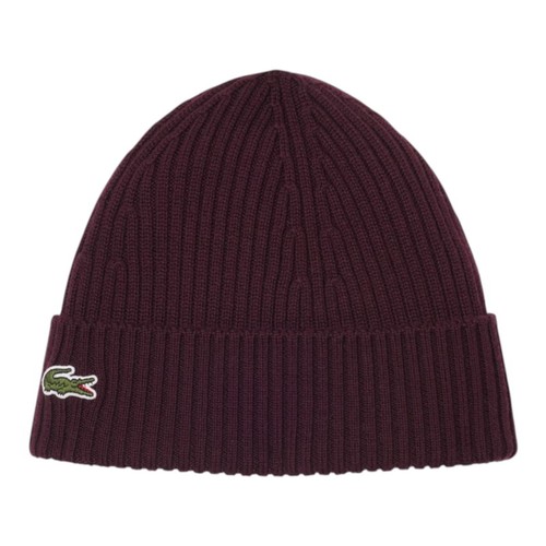 Lacoste ribbed wool - lacoste, beanie