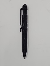 Black Tactical Pen with Glass