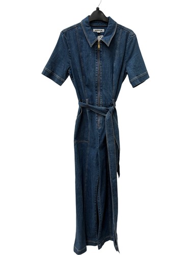 Boden denim jumpsuit short - denim,