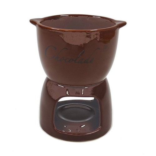 Ceramic chocolate fondue set - ceramic,