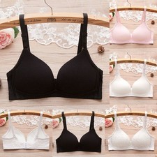 Junior Teen Girl Soft Cup Cotton Sport Bra No-wire With Adjustable Comfort