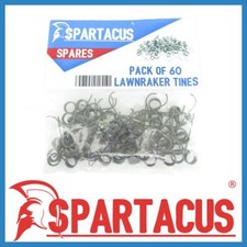 Spartacus 60 x Lawn Raker Tines To Fit Aldi Lidl EL600 Garden Line Scarifier