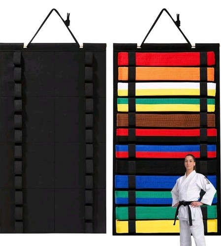 Martial arts belt display - arts, wall