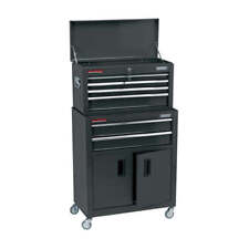Draper 19572 Roller Cabinet Tool Box Chest Garage Storage 6 Drawer Black