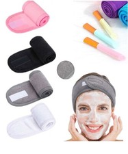 Adjustable Headband Facial Hairband Make-up Wrap Head Spa Hair Band Terry Cloth