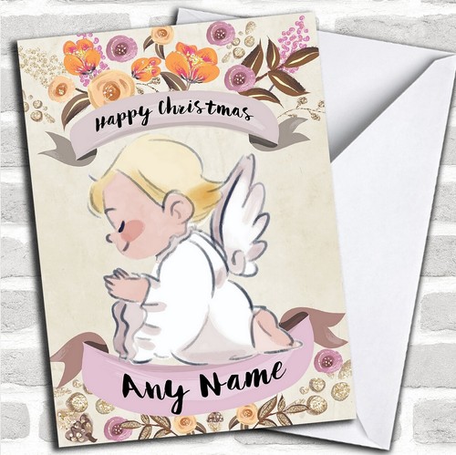 Rustic gold angel personalised - rustic,