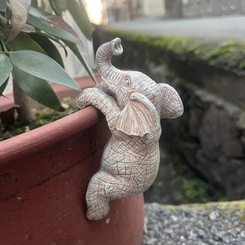 Elephant plant pot hanger - plant,
