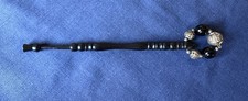 Lace Making Wooden Bobbin Ebony Spangled
