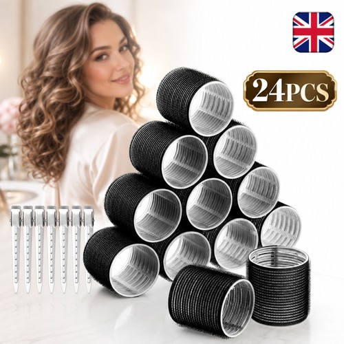 24pcs hair rollers self grip - hair,