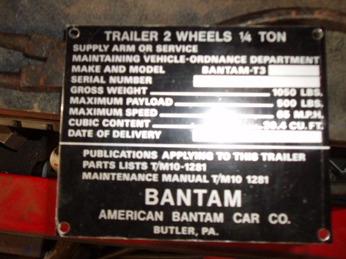 Ww2 american bantam trailer - american,
