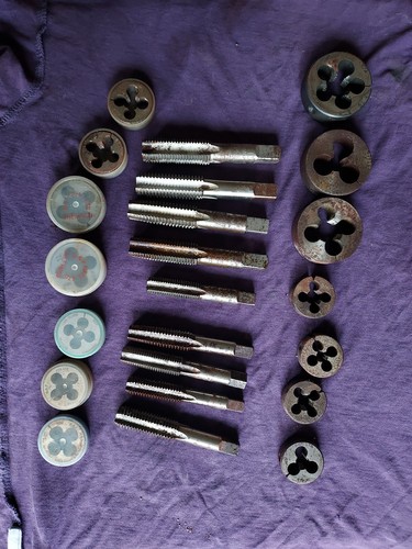 Vintage taps and dies joblot - taps,