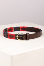 Leather Polo Belt Stitched