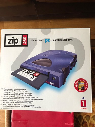 Iomega zip 250mb - 250mb, parallel