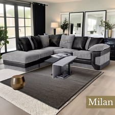 Milan Sofa Suite Set 2 3 Seater Corner