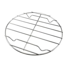 NEW Stainless Steel Round Air Fryer Rack Accessories - 6/7/8/9 Inch Sizes UK
