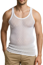 String Vest in Plain Colors