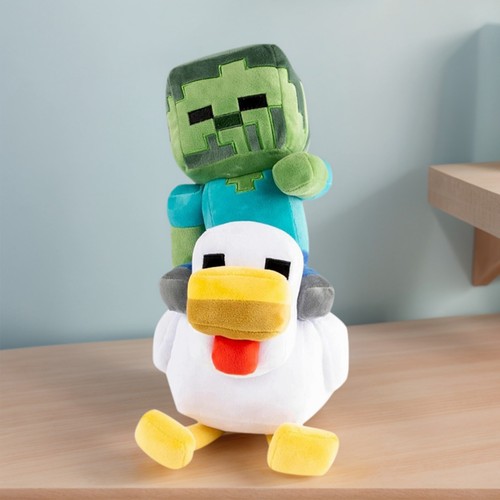 Minecraft chicken jockey - chicken, plush