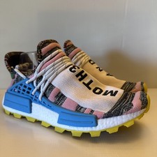 Adidas NMD Human Race Trail x Pharrell Solar Pack Size 7 Sneakers BB9531 Slip In