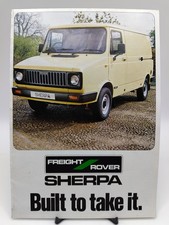 Freight Rover Sherpa Brochure
